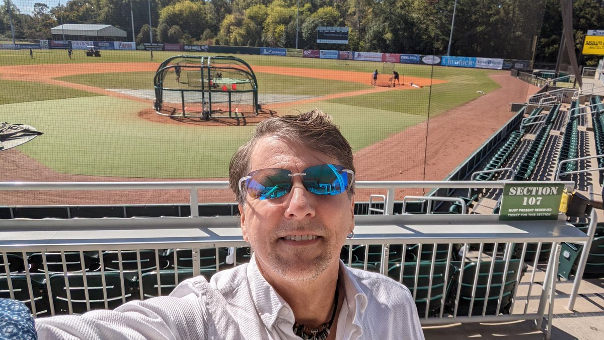 Back at the ballpark for the October <a href="/GoBlowfish/">Blowfish Baseball</a> Media Luncheon where I picked up my 2024 game schedule