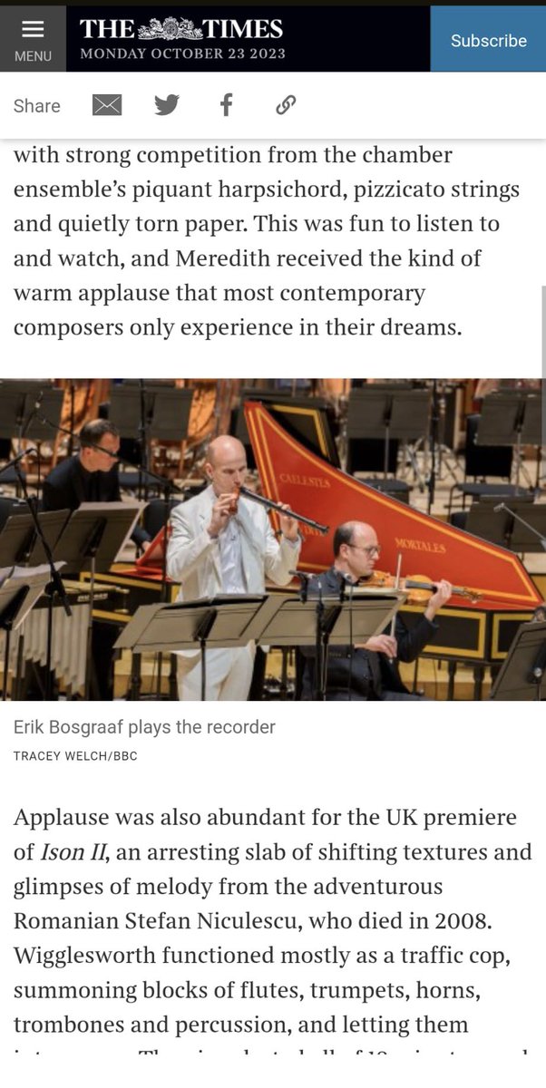 Erik Bosgraaf (@erikbosgraaf) on Twitter photo Very happy with a great review in <a href="/thetimes/">The Times and The Sunday Times</a> ! Thank you <a href="/AnnaHMeredith/">Anna Meredith</a> <a href="/BBCSO/">BBC Symphony Orchestra & Chorus</a> and conductor Ryan Wigglesworth! Very happy with a great review in <a href="/thetimes/">The Times and The Sunday Times</a> ! Thank you <a href="/AnnaHMeredith/">Anna Meredith</a> <a href="/BBCSO/">BBC Symphony Orchestra & Chorus</a> and conductor Ryan Wigglesworth!