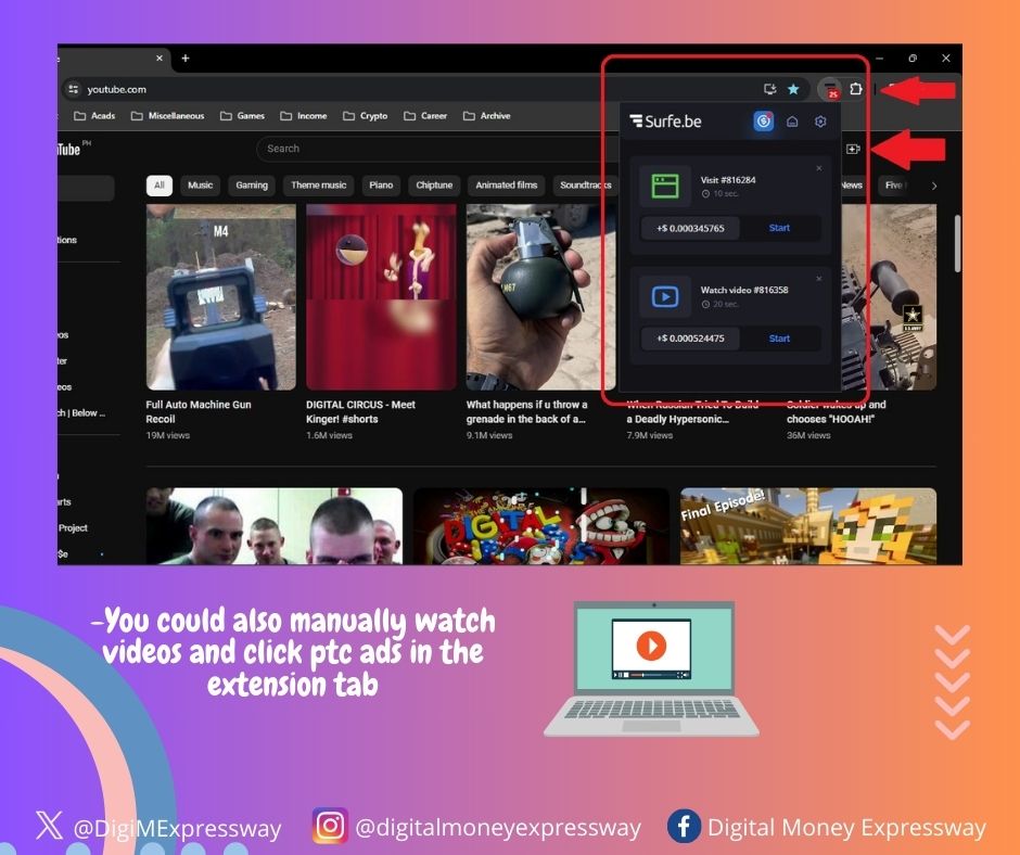 DigiMExpressway's tweet photo. Are you looking for a simple and fun way to make money online? Look no further! With https://t.co/BdCW0qeSM0, you can turn your browsing time into cash. Click the link below.
https://t.co/GYmLdpeM7i

#EarnOnline #earnmoney #howtoearn https://t.co/FUXECzUFQp