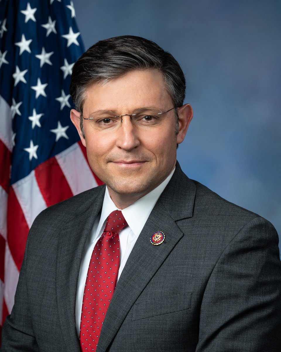 🚨🚨🚨

Louisianas Rep. Mike Johnson er blevet valgt til den 56. Speaker of the House. 

🚨🚨🚨