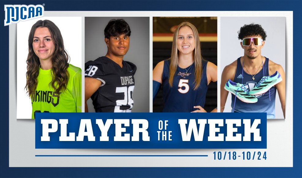 Best of the best 👏

The Week Nine #NJCAAPOTW list is HERE! ⤵️

Full List | njcaa.org/general/2023-2…