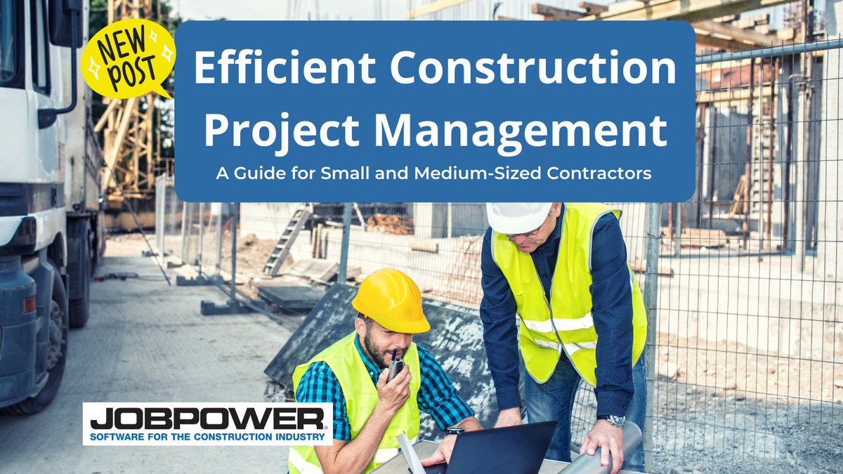 Effective, efficient construction project management is the foundation for success in the industry.

Our new blog shows you how to control key project management processes along with practical examples so you can improve your processes.  

Read now: jobpow.com/blog/construct…