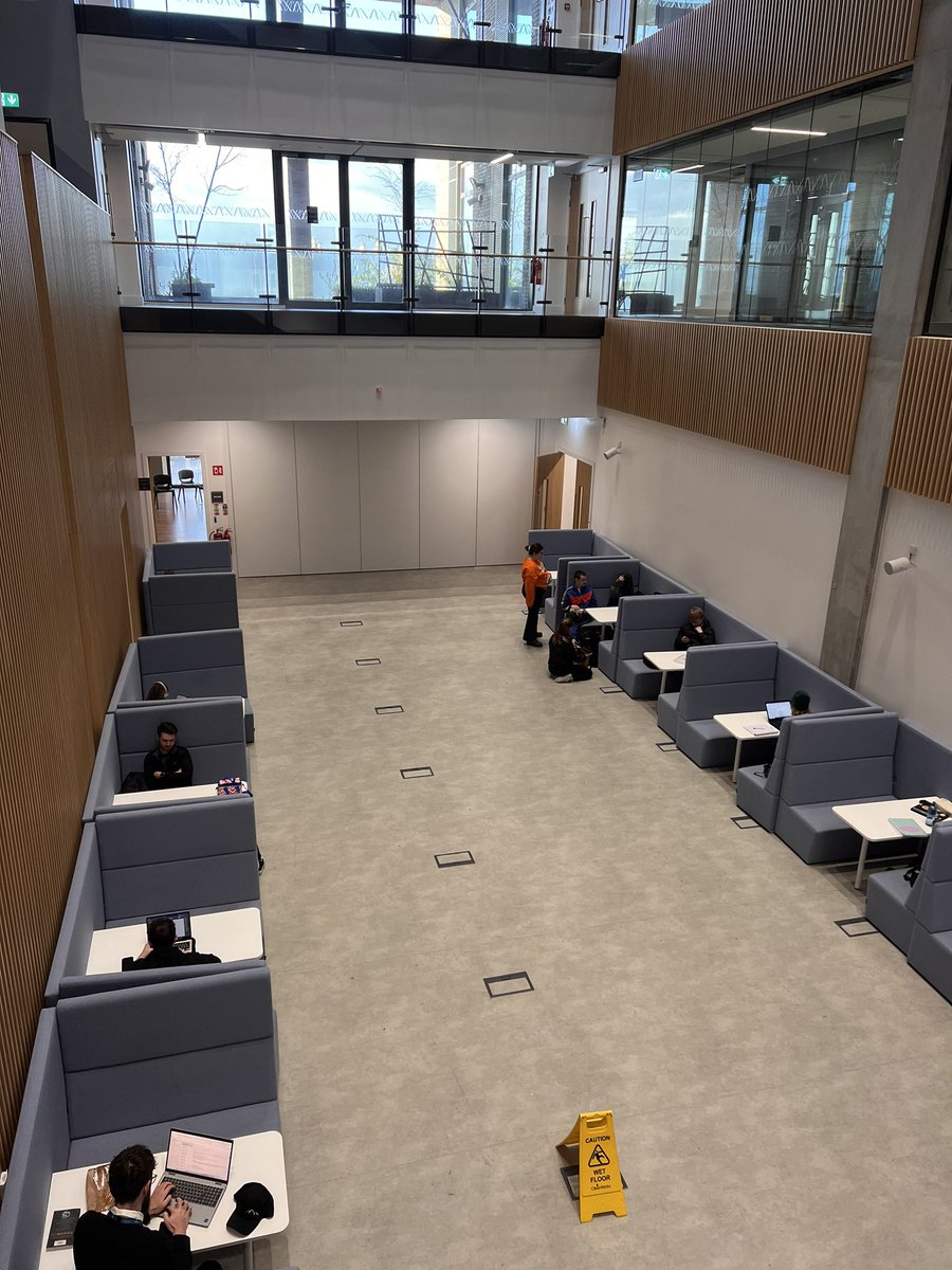 carinaginty's tweet image. Thanks for hosting us all #TeamNTUTORR and chairing today Prof Mike Ahern @WeAreTUDublin 
Blown away by the #learningspaces #collaborationspaces on campus - great design thinking 👏👏