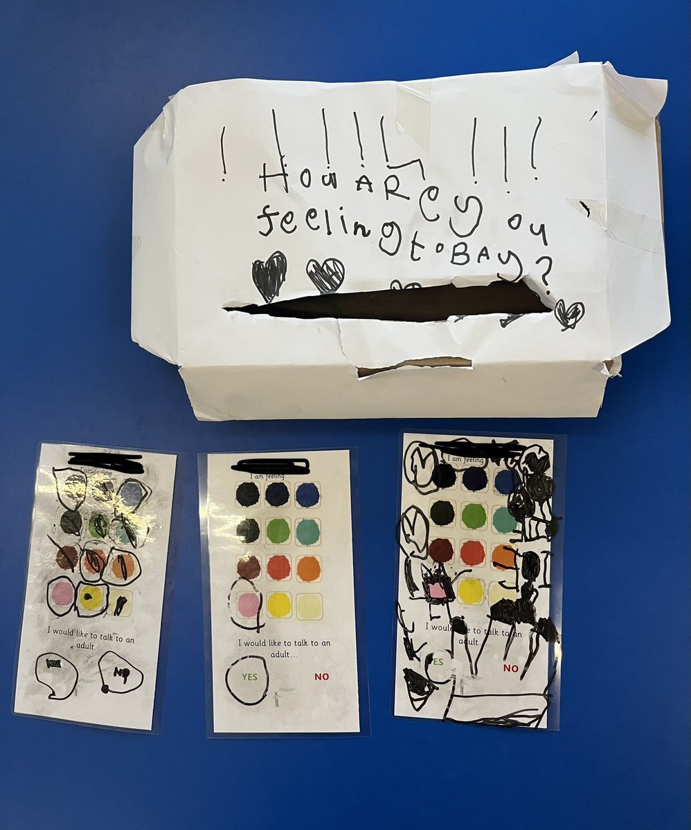 MissMcandrew's tweet photo. Daily well-being check-ins ✨ Students relate how they are feeling to a colour.  If they choose to speak to an adult we discuss why they chose that colour to represent their feeling! https://t.co/FoYJ90U15a