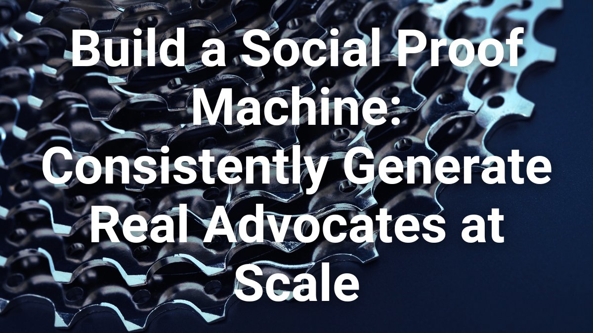 smjch's tweet photo. Build a Social Proof Machine: Consistently Generate Real Advocates at Scale https://t.co/zgWrZqsS9e https://t.co/OVmrKpz0rd