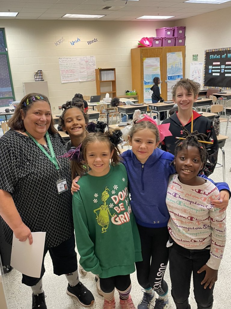 mremustangs's tweet photo. Continuing Red Ribbon Week with crazy hair and socks! It's crazy to think about drugs...be drug free! #FirstClassLeaders @mc_garvin @DrForehand @brantleyteacher @juliesteele123 @CounselorJenna https://t.co/Ebh62mae64
