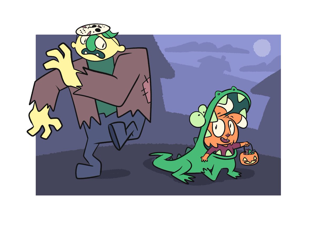 「Halloween adventures with the Crunchy Bu」|Scott W.のイラスト