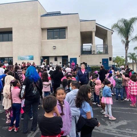 Today, Mead Valley Elementary held their annual Cancer Walk. Students, family, and staff celebrated unity and resilience by coming together for a greater cause. #strongertogether #walkingforacause #cancerwalk2023