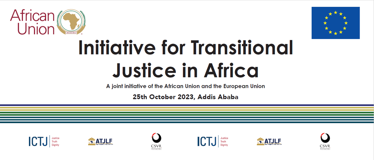 📃JOINT PRESS RELEASE: @_AfricanUnion & @EUtoAU Launch Joint Initiative to Foster Implementation of Africa’s Continental #TransitionalJustice Policy Through @theICTJ-Led Consortium ⬇️ peaceau.org/en/article/joi… #⃣: #AUTJP, #ITJA