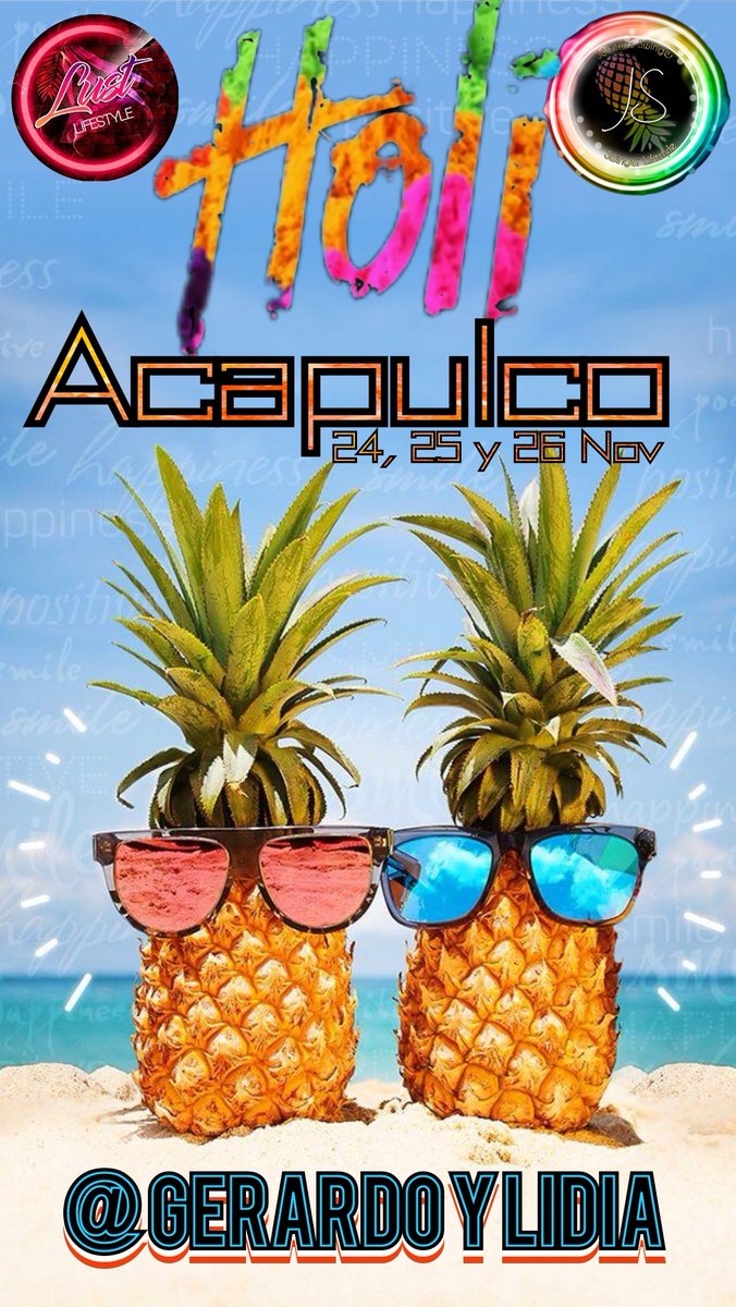 Youthswcdmx's tweet photo. Bienvenidos al 1° festival swinger de música electrónica en Acapulco, donde vamos a disfrutar de playa, alberca y musica 

La experiencia que llevara tus sentidos a otro nivel @Holiswfest  #ElectronicaSw

@LuzParejaSW
@ Gerardo y Lidia 

24, 25 y 26 de Noviembre https://t.co/HXvJ9zjeMU