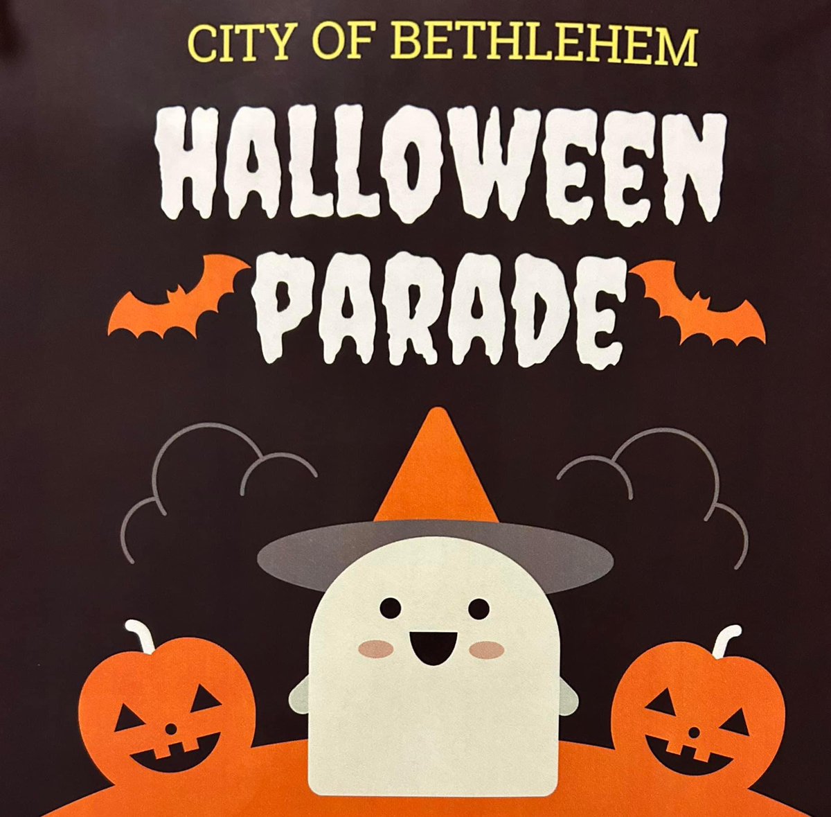 Bethlehem's annual Halloween Parade will be held on Sunday, October 29th, 2023, at 2pm. Once the parade begins, Broad St. from Eighth Ave. to Main St., and Main St., from Broad St. to Spring St., will be closed to traffic. Come on out and join us for a spooky good time! 🎃
