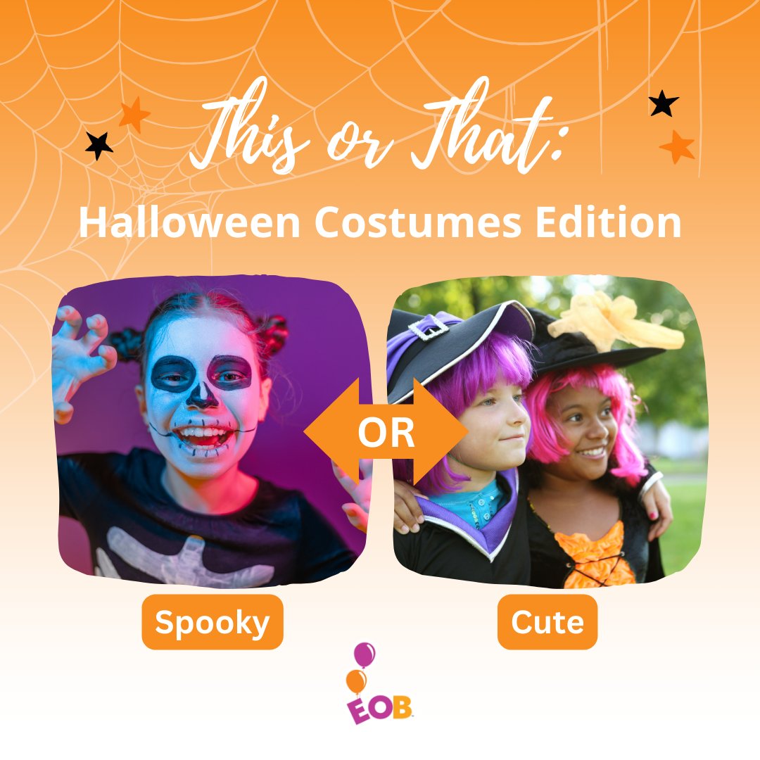 It's October! This means that Spooky Szn is here. Let's play This or That: Halloween Costumes Edition: Do you prefer a spooky halloween costume or a cute one? Comment 🔮 for spooky Comment 🎃 for cute #extraordinarybirthdays