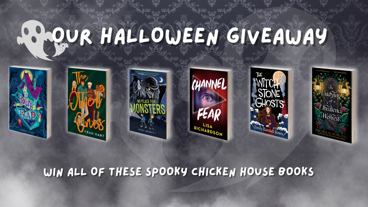 👻 Spooky Giveaway 👻 With less than a week until the spookiest night of the year, we're giving away a 6-book bundle of some of our most chilling tales! 🦇 To enter: 🕸RT this post 🕸Tag a pal in the comments 🕸Follow us here on Twitter Hurry - you have until tomorrow! (1/2)