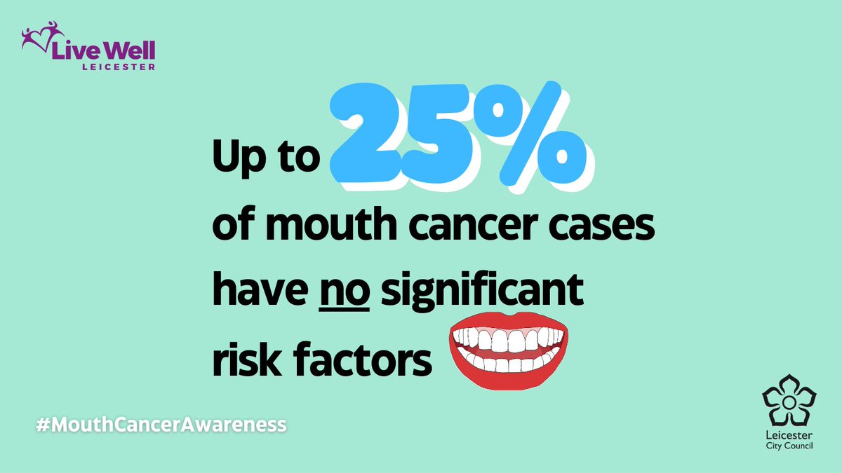 Are you putting off a mouth cancer exam? Up to 25% of mouth cancer cases have no significant risk factors so if you have symptoms that persist for 3 weeks, you must get them checked by your GP or dentist. ow.ly/UxW350Q0EK4 #MouthCancerAwareness