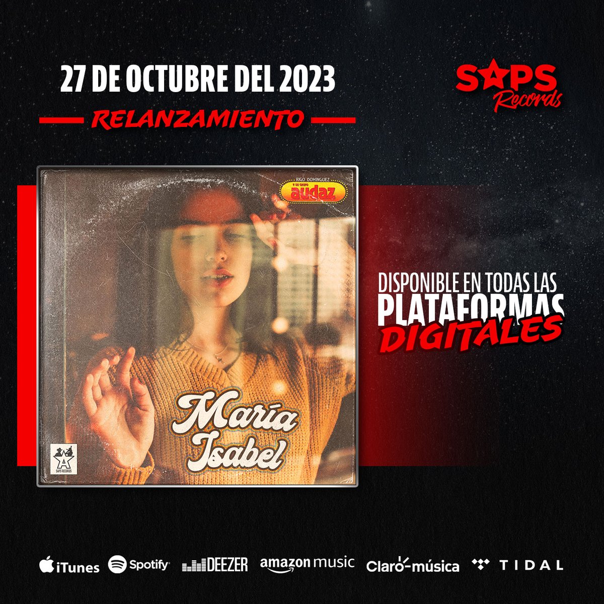¡Dediquen este relanzamiento si conocen a alguna "María Isabel"!
onerpm.link/505711596071