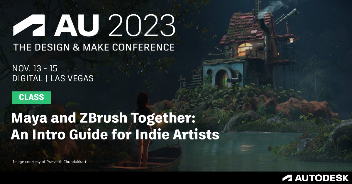 🖌️ Level up your 3D asset creation skills at #AU2023 Learn how to master Maya and ZBrush to efficiently create stunning 3D assets. From basic mesh creation to texture application and Arnold shaders, this class has got you covered. Learn more: autodesk.com/au2023-me