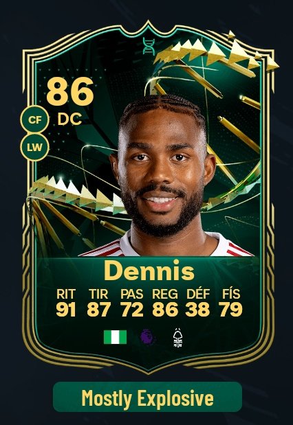 La mejor carta evolutions de EA Sports FC 24 hasta la fecha. Tiene 4⭐ skills y 98 de agilidad. Es obligatorio.