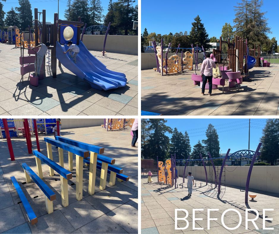 NorCalRec's tweet image. 📷 Transformation Alert! NCR is thrilled to unveil our latest collaboration for the Granada Islamic School in Santa Clara! Swipe to check out the stunning journey from "before" to "after".