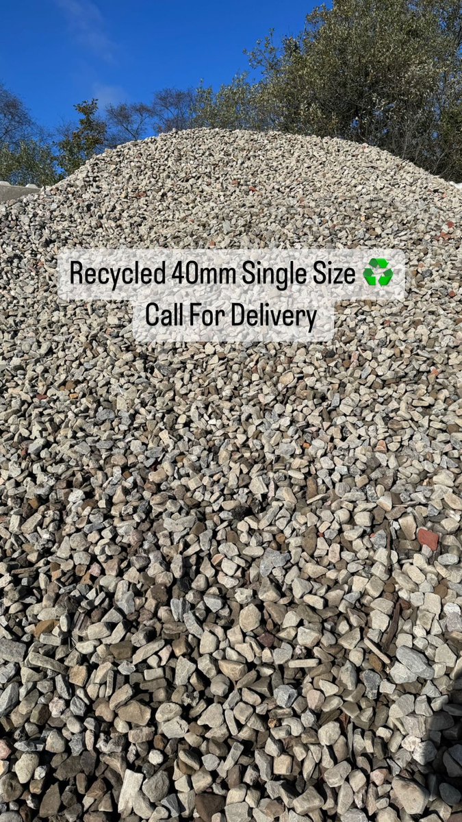 ♻️‼️ RECYCLED AGGREGATES IN STOCK ‼️♻️

⚫️ RECYCLED SAND ✅

⚫️ RECYCLED 10mm SINGLE SIZE ✅

⚫️ RECYCLED 20mm SINGLE SIZE ✅

⚫️ RECYCLED 40mm SINGLE SIZE ✅

Get in touch for prices &amp; same day delivery ♻️✅

Tel - 01495 240878 📞
Email - Info@bowengroundworks.co.uk 📧