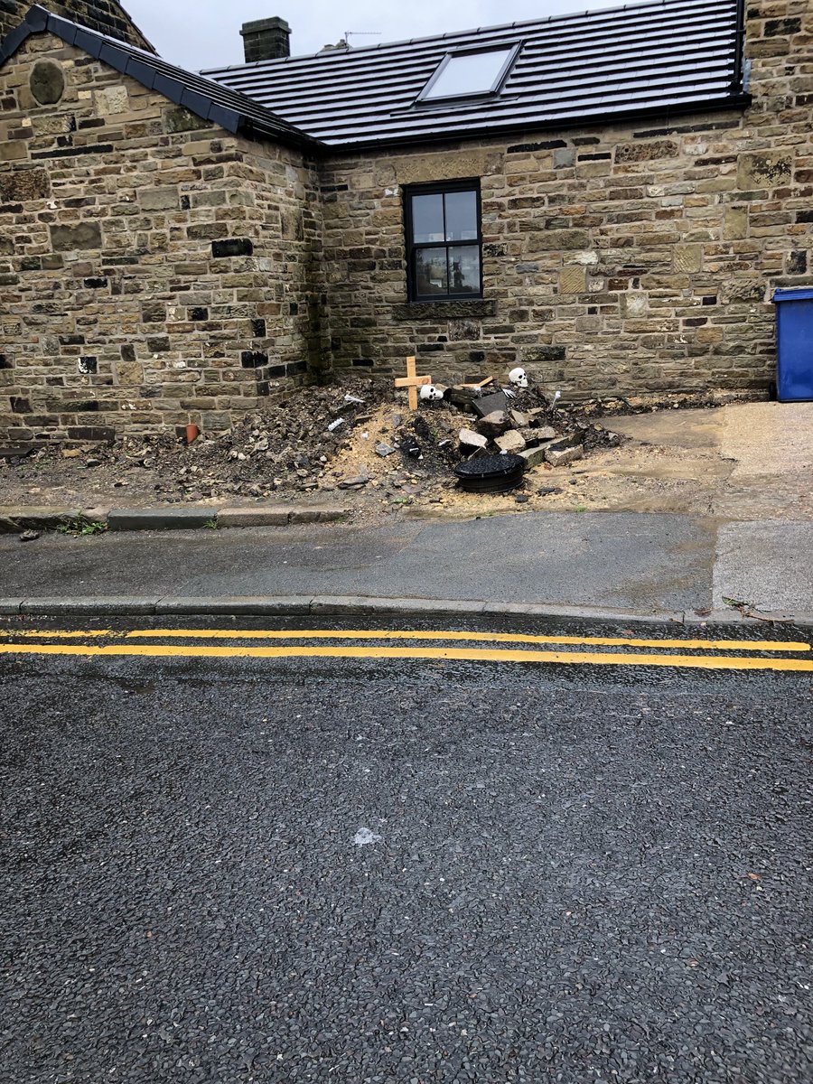 Seasonal decorations in South Yorkshire…