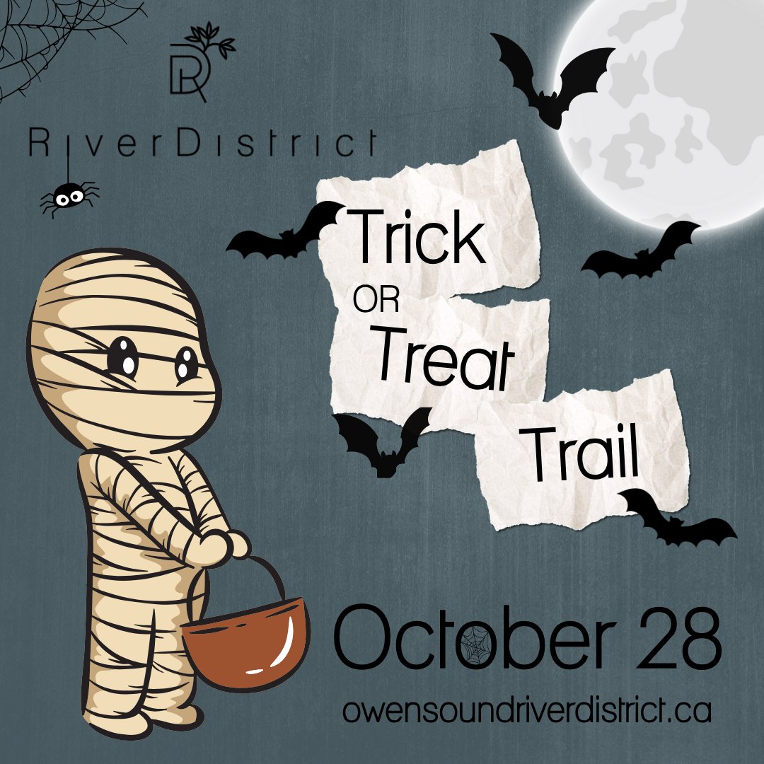 RiverDistrictOS's tweet photo. Calling all ghosts and ghouls! Join us in the River District on Saturday, October 28, 2023, for some trick-or-treating fun! Dress up in your Halloween best and explore the 32 shops participating in this year's event.

Check out the link in our bio for all the spooky details! https://t.co/NA7qvBh6Hv