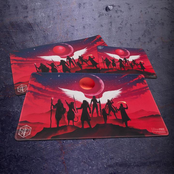UltraProIntl's tweet image. @CriticalRole Live is back!! 🎉 Commemorate the triumphant reunion of the Mighty Nein with our newest collection of accessories and brand new artwork, available now! 🙌 

🛒: bit.ly/3ZcKrHL

--
#CriticalRoleSpoilers #CriticalRole #MightyNein