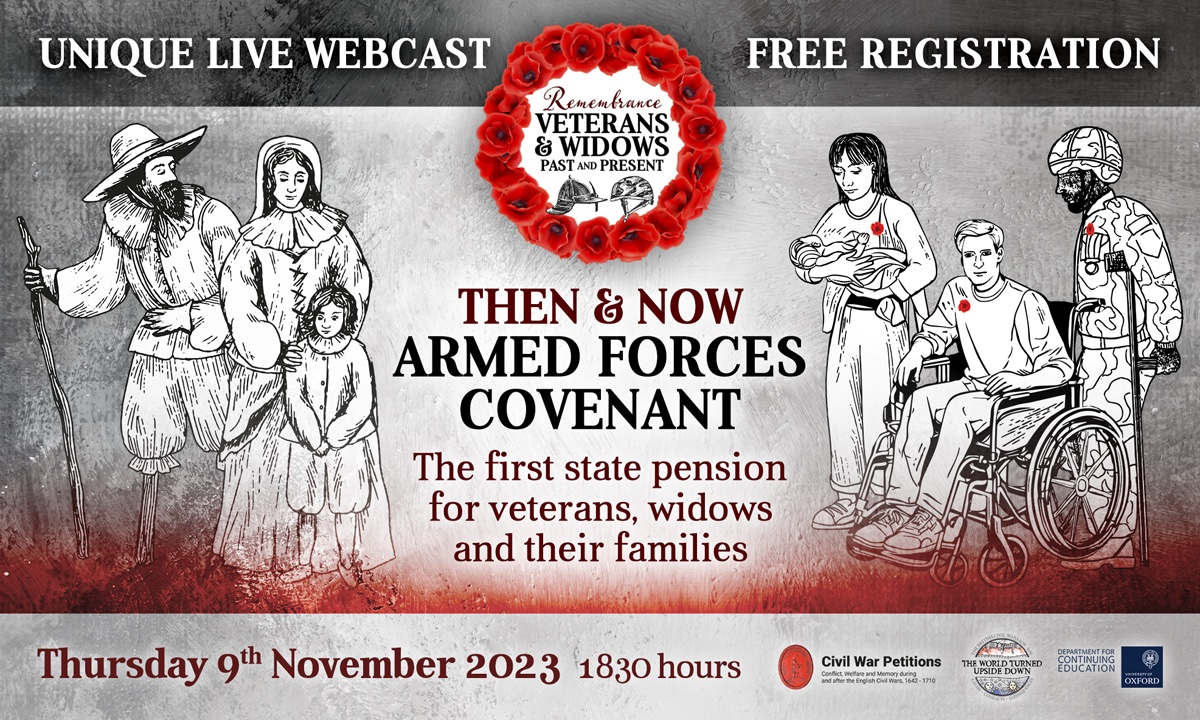 FREE LIVE WEBCAST 
Remembrance: Past & present
The birth of the #ArmedForcesCovenant
Join @IsminiPells @MartinBricknell #AndrewHopper to learn about the first state pension for veterans & their families that led to the modern-day support.
worldturnedupsidedown.co.uk/webinars/remem…