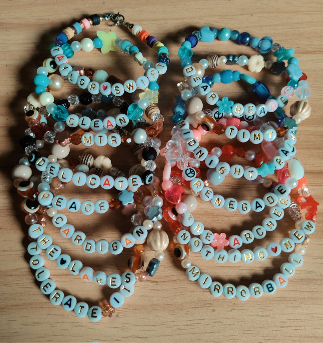 I bet you can tell what kind of Swiftie I am from this friendship bracelets alone 😌

<a href="/taylorswift13/">Taylor Swift</a> <a href="/taylornation13/">Taylor Nation</a>