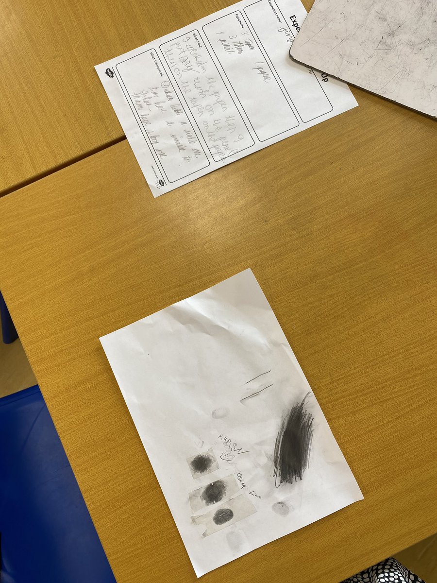Ms.McDaid’s were printing our unique fingerprints onto paper during STEM week. We got to identify what type of fingerprints we all have! #STEM