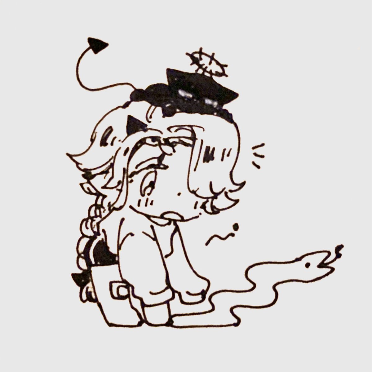ふたりの日常らくがき🍵
最後は寝かしつけてくれる堕天使さま

#堕天使さまと悪魔見習いちゃん 
#創作 #イラスト 
