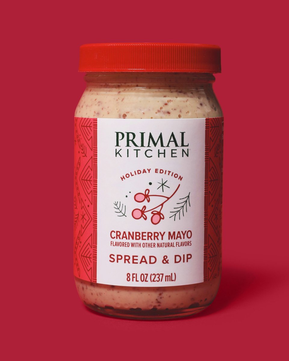 primalblueprint's tweet photo. 🚨NEW NEW NEW!🚨 Introducing Cranberry Mayo! Say hello to your Leftovers’ Best Friend™! 👋

A must-have for this season, available for a limited time only. https://t.co/4vsQHLmaeX

#primalblueprint #cranberrymayo #eatlikeyourlifedependsonit #PrimalKitchen #holiday https://t.co/dWI1FAKLHA