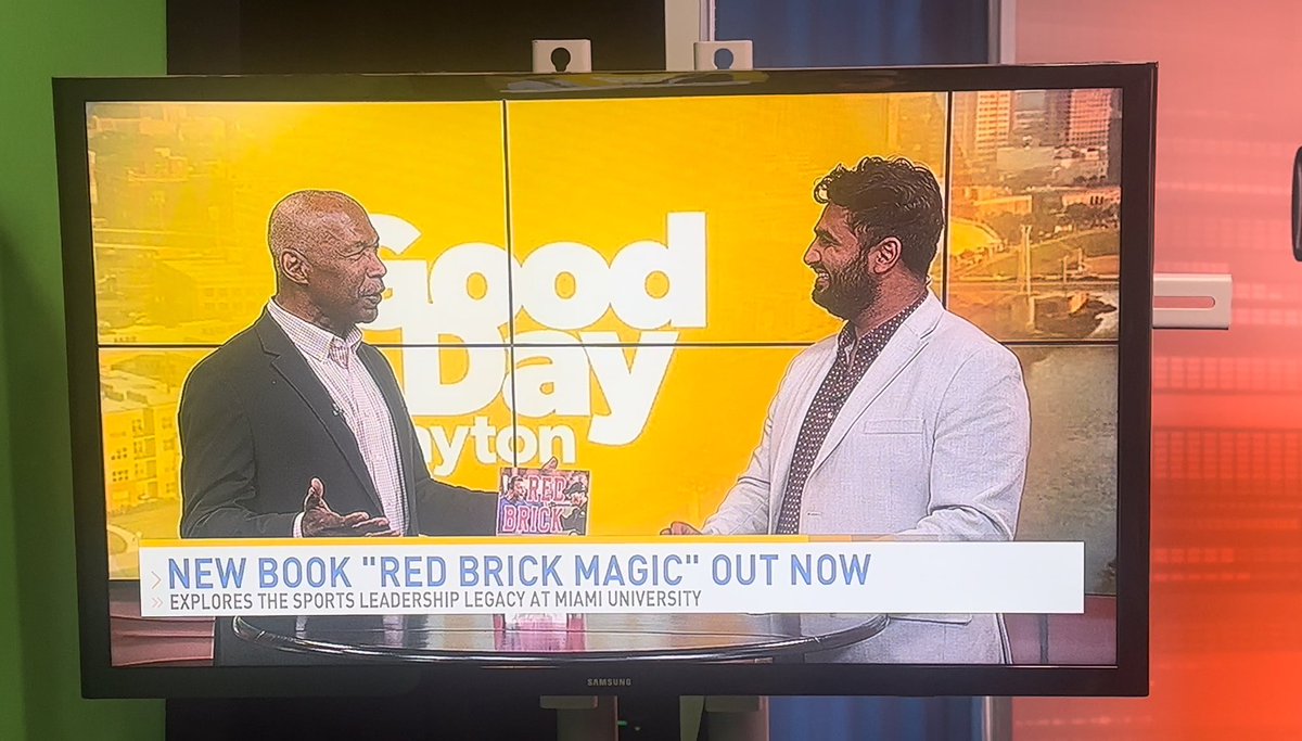 TMooreSports's tweet photo. Had fun this morning live on Dayton, Ohio TV @dayton247now discussing https://t.co/LhkrcbndbB I’ll return to town tomorrow for book signing at Slap N Lizard West Carrollton 
@gooddaydayton https://t.co/fOrd0mT2sm