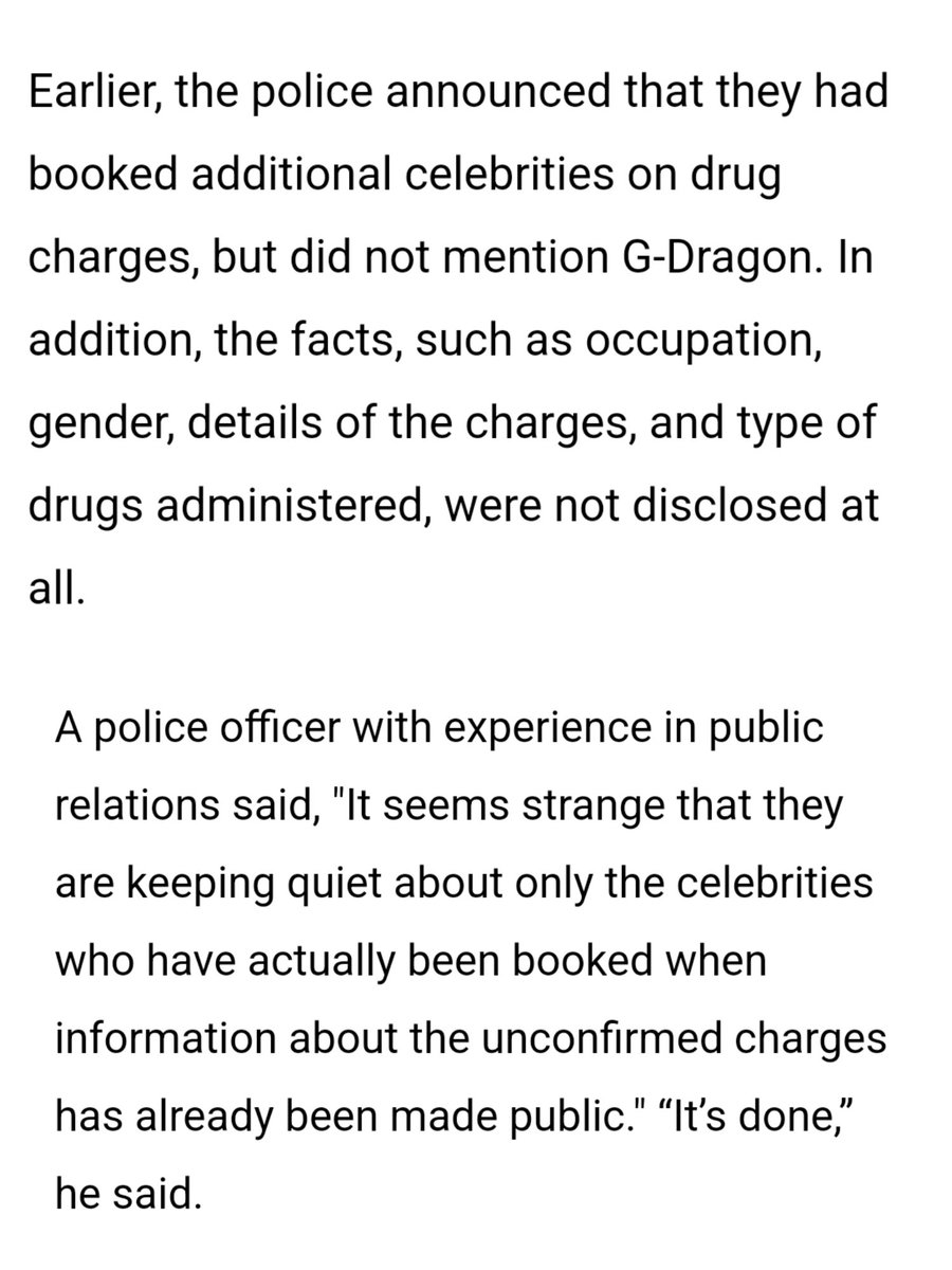 "information about UNCONFIRMED charges has already been made public "

FXXK YOU ALL for using his name for clickbait.

Next you'll hear the alleged "Mr.Kwon " who is booked by police is some other person &amp; not Kwon Jiyong.