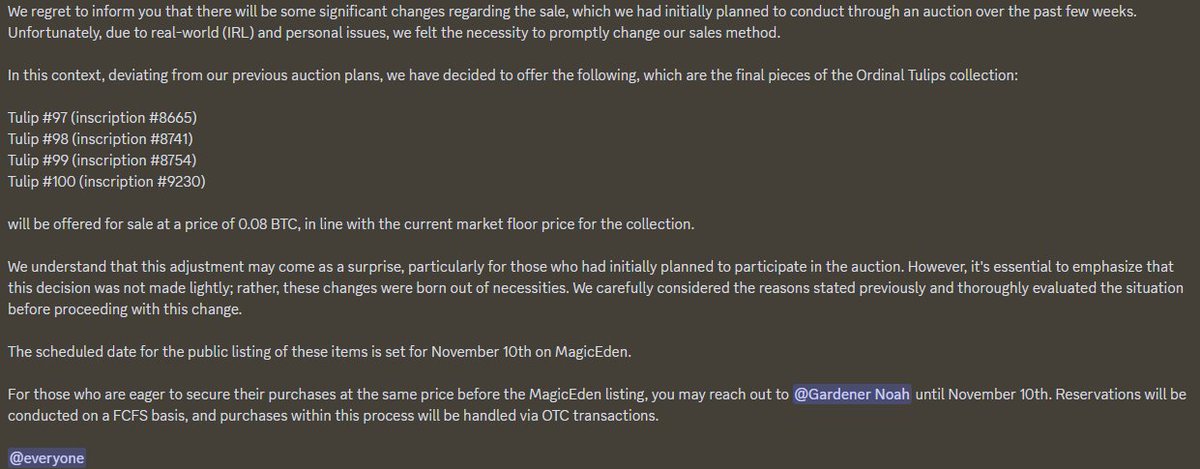 Ordinal Tulips tweet media