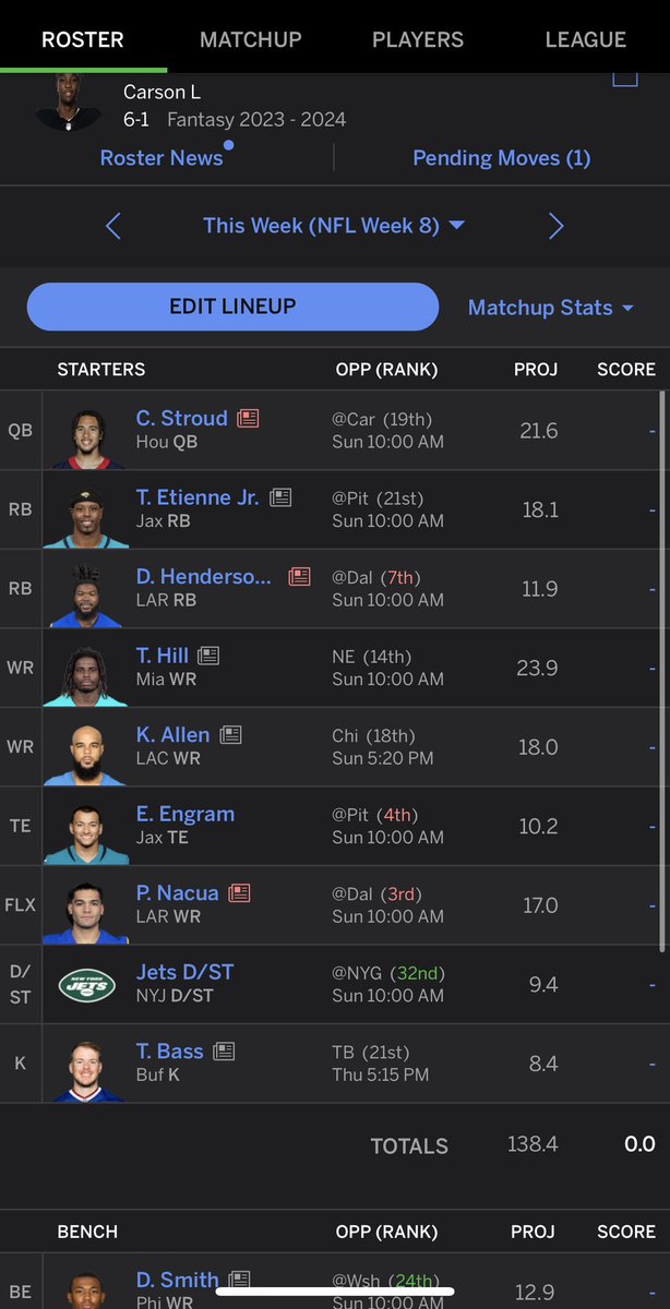 CarsonLivin253's tweet photo. @rocfantasy_ 12 team full PPR, any advice? Need some help https://t.co/dv9yisnJ2C