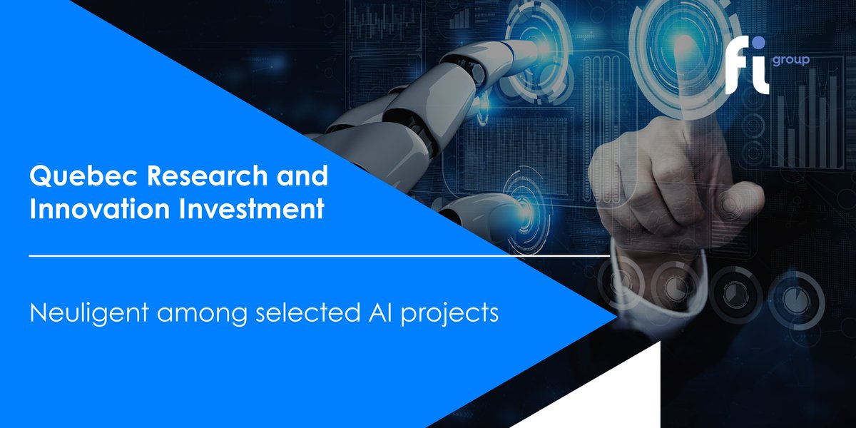 The Quebec government has announced its official list of 37 artificial intelligence innovation projects!

👏 <a href="/neuligent/">Neuligent</a>, our valued customer, has been selected! Our assistance has contributed to their success.

Learn more: ca.fi-group.com/en/neuligent-a…