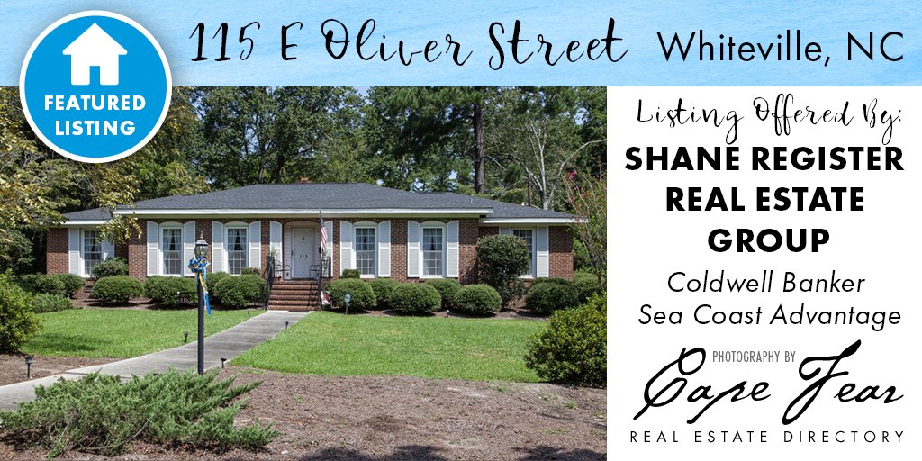 cfredonline's tweet photo. 👇 FEATURED LISTING 👇 🏠 
115 E Oliver Street | Whiteville, NC 
Learn More ➡️ https://t.co/uT2SQY9Kfj   

4BR/2BA #home w/combo of historic charm &amp; modern comfort offered by @RegisterTeam of @InsideSeaCoast  

#homeforsale #Listing #wilmingtonncrealestate #realestatephotos https://t.co/Xs70rF9JdA