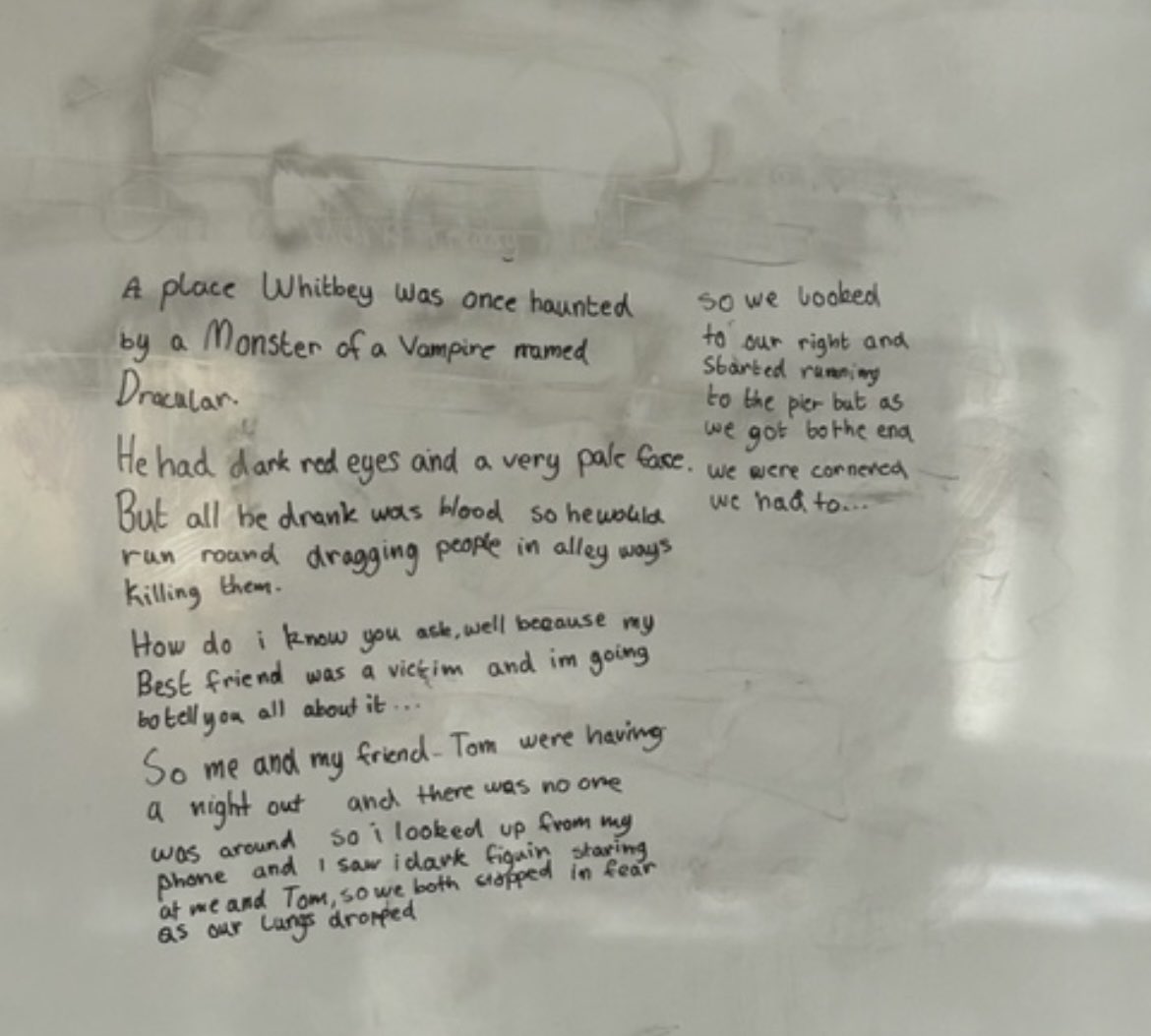 InvestedEdu's tweet photo. • Writing • 

Some fantastic work today, in English.

📖 📚 ✍🏼 📝 https://t.co/8E5Zd5SVmL