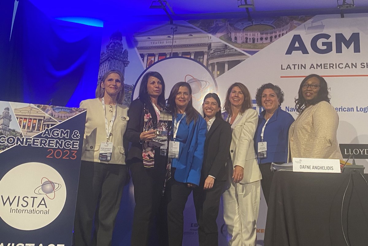 #WISTAAGMandConference2023 Montevideo
Congratulations to Dorothea Ioannou on winning the WISTA International Personality of the Year Award 2023, nominated by #WISTACyprus, #WISTAHellas, and #WISTAUSA.

#happeningnow #WISTAinternational #WISTA23