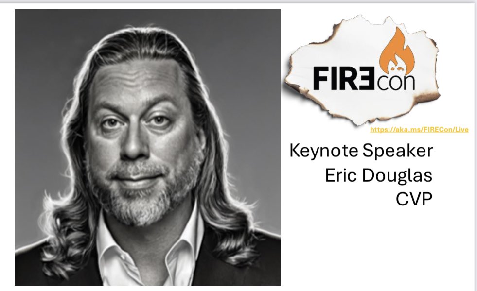 diya404's tweet image. We had a really exciting keynote this morning with Eric Douglas at Microsoft’s internal FIRECon conference! He brought some ideas that really got everyone thinking about what’s possible! Great talk, thank you Eric!!
#FIRECon #reverseengineering #security #AI #Microsoft #keynote