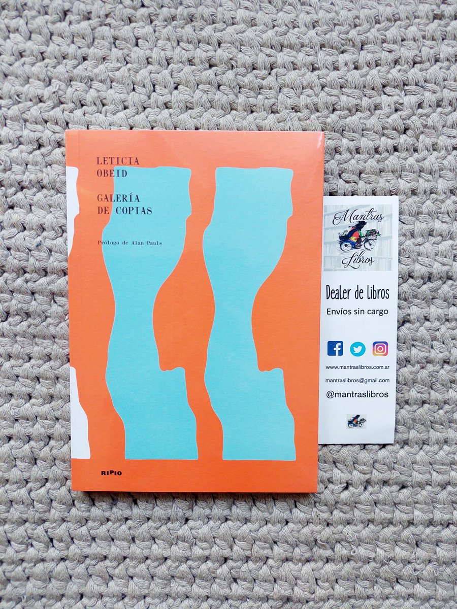 Miércoles de recomendado 🤩
📚Galería de copias 
📚Leticia Obeid
📚Ripio
Pedilo por mensaje. Hacemos envios sin cargo en Caba, Zona Oeste y Zona Norte 🚲🚗
Envios a todo el país a través de correo argentino con precios preferenciales.