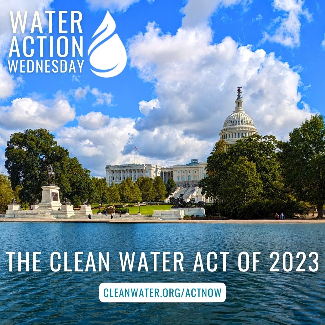 It's #WaterActionWednesday! #SCOTUS has torn apart the #CleanWaterAct putting our water at risk. Please contact Congress and urge them to restore protections by supporting the Clean Water Act of 2023! cleanwater.salsalabs.org/national-actio…