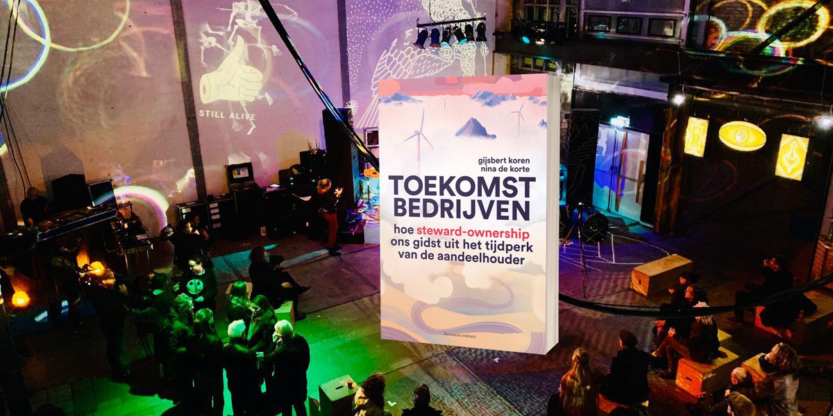 ⚡️ Toekomstbedrijven: 9 november, 20.00, NDSM Loods, Amsterdam

🌞 We nemen afscheid van het tijdperk van de aandeelhouder, gaan in gesprek met de helden van de toekomst: stewards - en lanceren het boek Toekomstbedrijven!

🦸 Kom je ook?

eventbrite.nl/e/tickets-toek… #stewardownership
