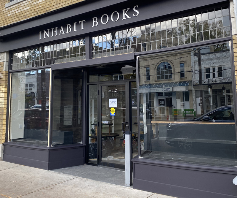 quillandquire's tweet image. With a new bookstore set to open next month in Toronto, Inhabit (@Inhabit_Media) co-founders Louise Flaherty, Neil Christopher, and Danny Christopher aim to bring "a slice of Nunavut" to southern Canada. bit.ly/3MeWr74