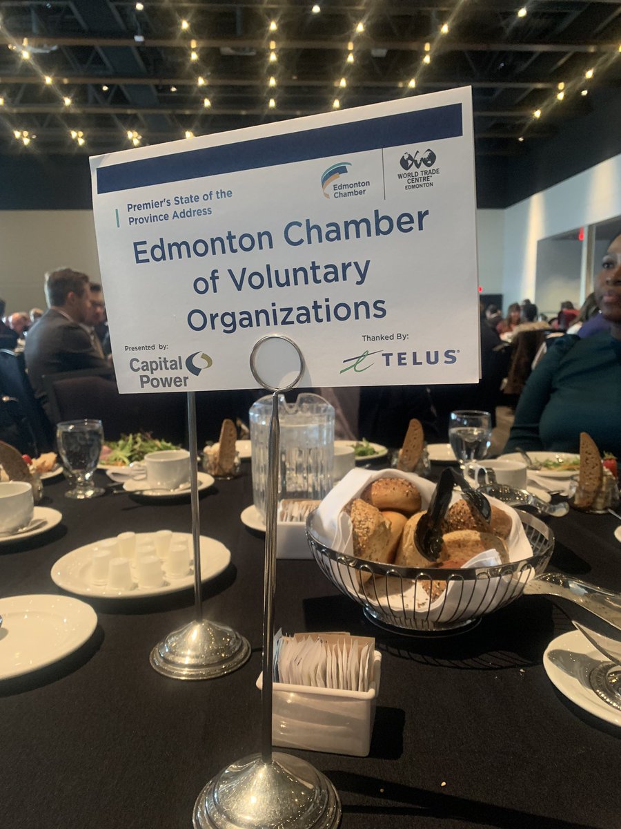 EdmCVO's tweet photo. The ECVO team is excited to hear from @ABDanielleSmith at the #stateoftheprovinceaddress presented by @EdmontonChamber https://t.co/BUHXmpRUha