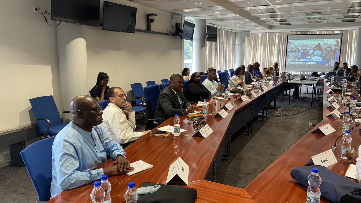 At the #AUBP Strategic Review Workshop, Director @SarjohBah3 underlined the crucial relevance of the AUBP in supporting Member States to peacefully resolve border disputes, improving cross-border cooperation & governance & reinforcing state control & support to border communities
