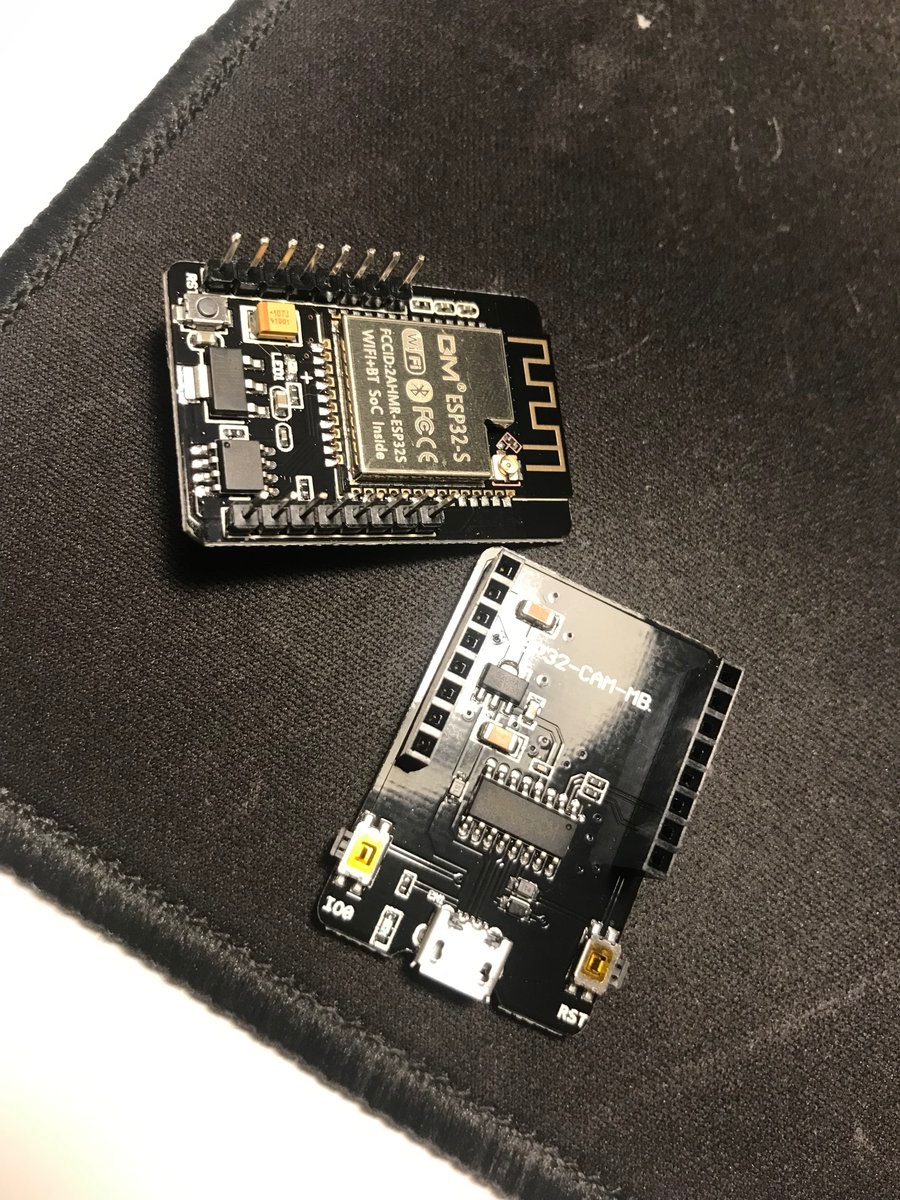 jonihietala's tweet image. Brainstorming ways to utilize these ESP32-CAM microcontrollers in upcoming projects. Got a bunch of them laying around - good thing too, since as a noob I'm bound to fry a few! 😅 #ESP32CAM #DIYProjects