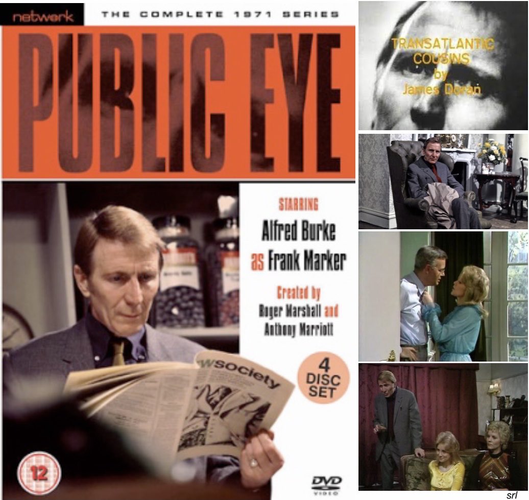 8pm TODAY on @TalkingPicsTV

From 1971, s5 Ep 11 of  #ThamesTV #Drama series📺 “Public Eye” - “Transatlantic Cousins” directed by #DennisVance & written by #JamesDoran   
 
🌟#AlfredBurke #DavidHutcheson #LuanPeters #WarrenStanhope #PatriciaCutts #HenryKnowles #BrendaCavendish