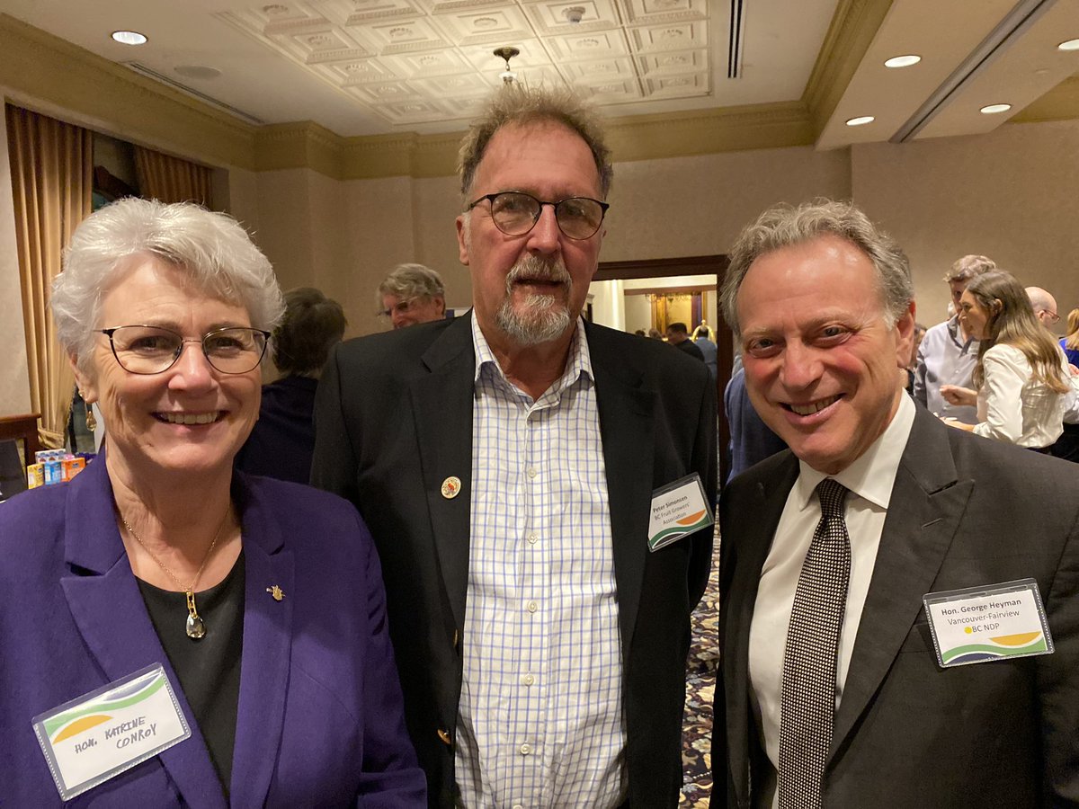 GeorgeHeyman's tweet photo. #BCFood #BCFarmers #LocalFood
Support our local BC farmers, BC Dairy and BC ranchers.
Always look forward to BC AgDay and the chance to thank our local growers and food providers. Thanks to Minister @Pam_Alexis_ and PS of Rural Development @RolyRussell for the warm welcome. https://t.co/fR0dMxNBp4