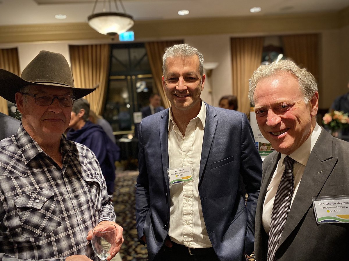 GeorgeHeyman's tweet photo. #BCFood #BCFarmers #LocalFood
Support our local BC farmers, BC Dairy and BC ranchers.
Always look forward to BC AgDay and the chance to thank our local growers and food providers. Thanks to Minister @Pam_Alexis_ and PS of Rural Development @RolyRussell for the warm welcome. https://t.co/fR0dMxNBp4